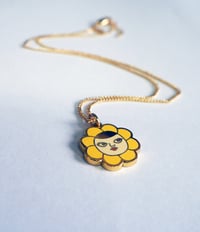 Image 2 of Flower Face Necklace