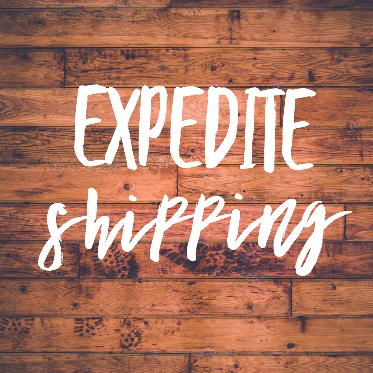 Image of Expedite shipping