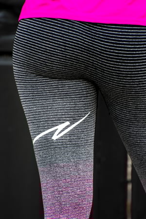 Image of NTV pink ombre full length tight