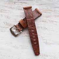 Image 3 of 20mm VTG Style Horween Derby Afrikaner - English Tan 