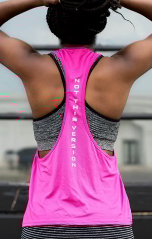 Image of Be Undefined pink racer back