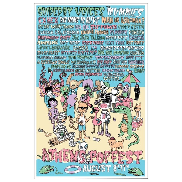 Image of Athens Popfest 2018 Poster