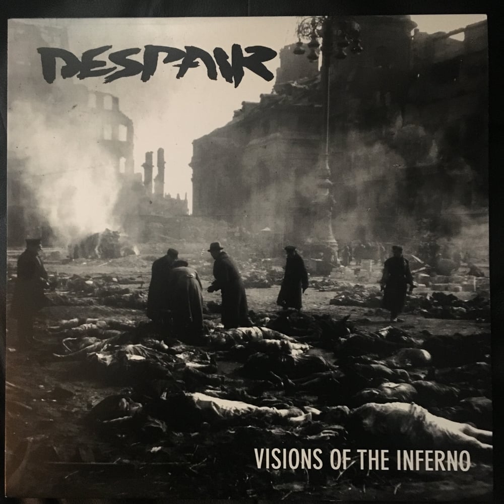 Image of Despair visions of the inferno 12”  on brain damage records 