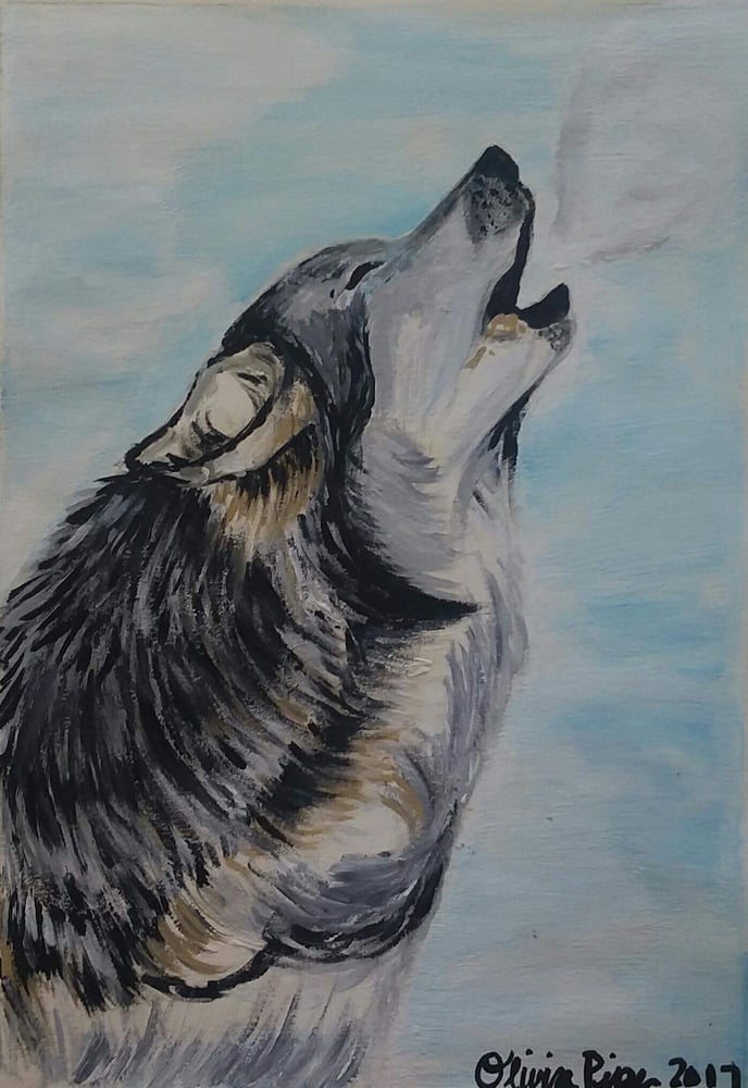 Image of The Lone Wolf 4x6 PRINT