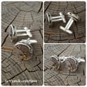 Boutons de manchettes rond
