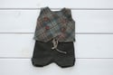 Samuel set of vest and shorts OR hat/ two sizes/ four colors