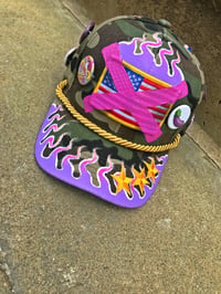 Image 1 of Graffiti Pink “Black America” cap