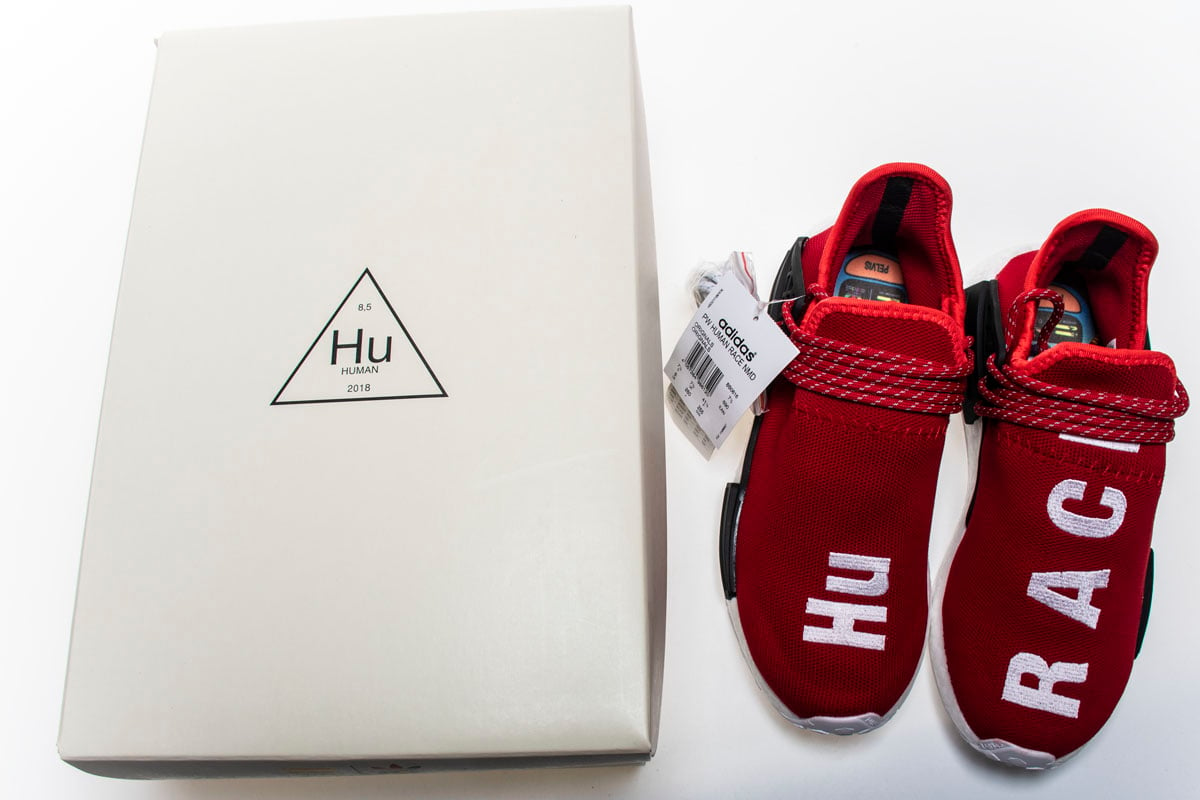 red human race nmd