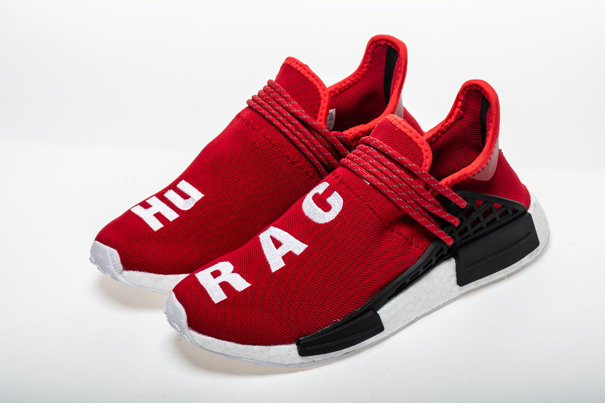 pharrell shoes red