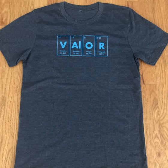 Image of periodic valor. - graphic tee