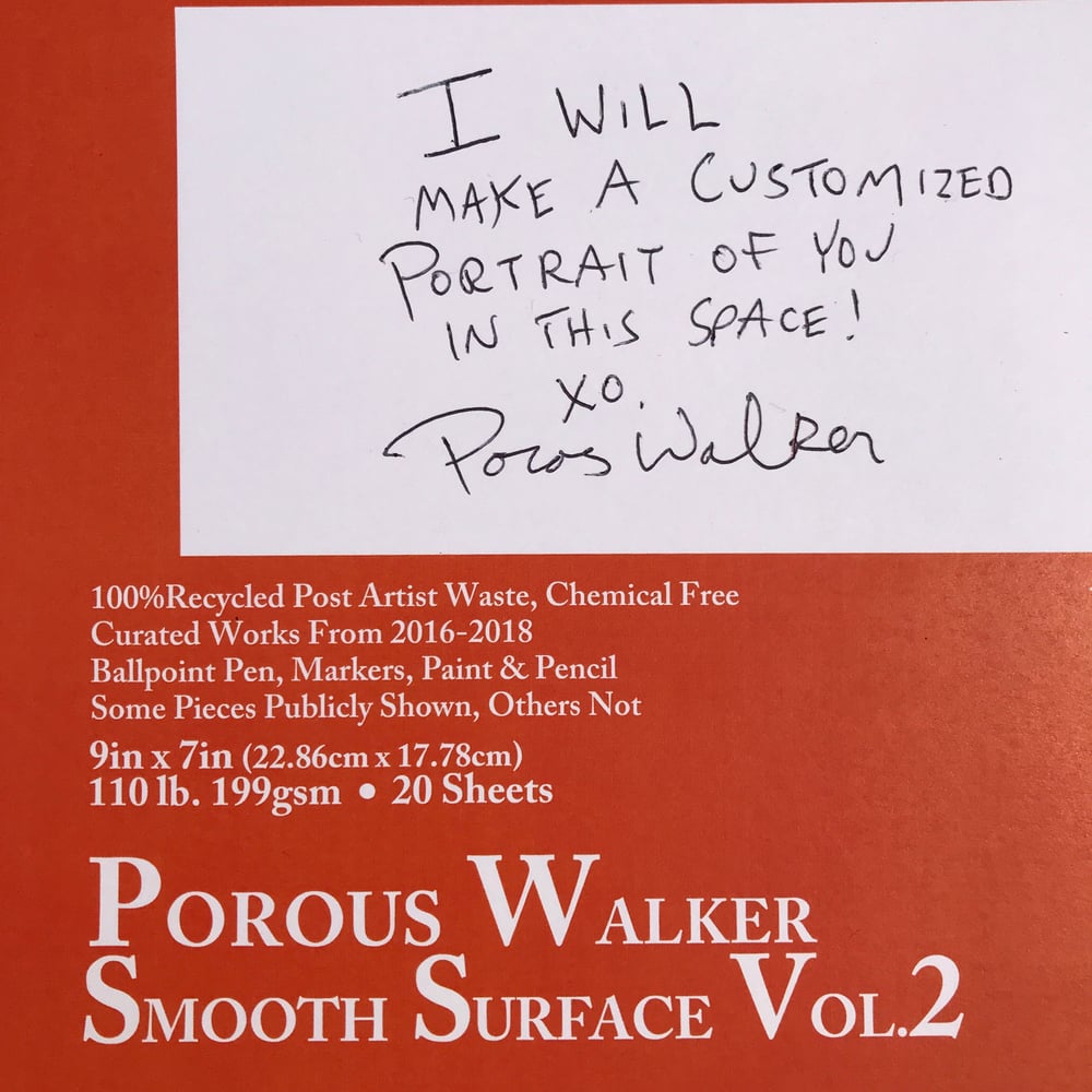 Image of Porous Walker Smooth Surface book Vol. 2 plus FREE pair of Orange Dongz Sox