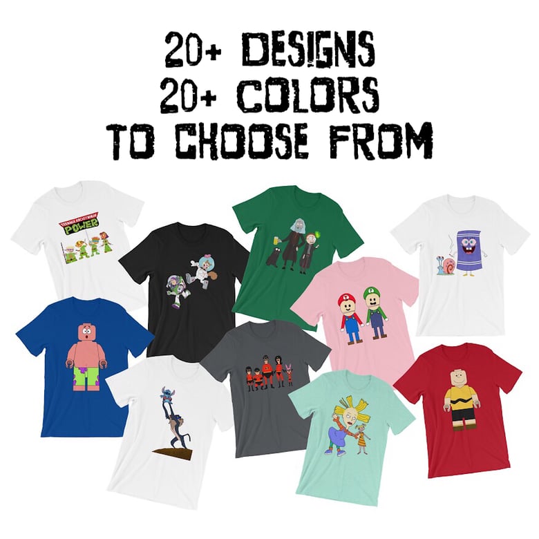 Image of Cartoon Mashup Shirts