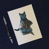 "Lil Bob-Cat" Letterpress Prints to Benefit Bob Otis