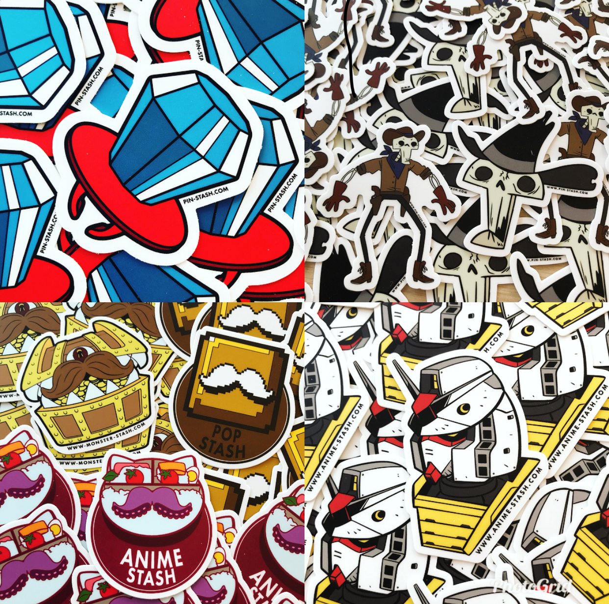 Sticker Slaps The Pin Stash