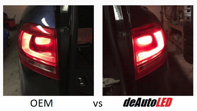 Image of *NEW* LED BRAKE Super Bright Red fits: Volkswagen MK4 & MK5 Jetta / GTI / Golf / .:r32 