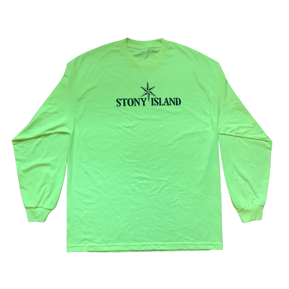 STONY ISLAND Long Sleeve Tee (Safety Green) / Licks & Stains