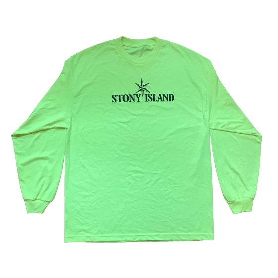 Image of STONY ISLAND Long Sleeve Tee (Safety Green)