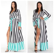 Image of Striped maxi dress