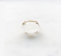 Image 2 of Clear Quartz Dome Ring