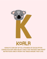 Image 2 of Alphabet Animals Print