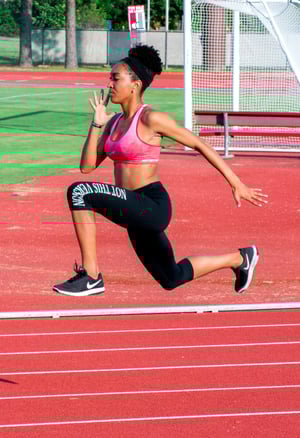 Image of NTV pink fierce sports bra
