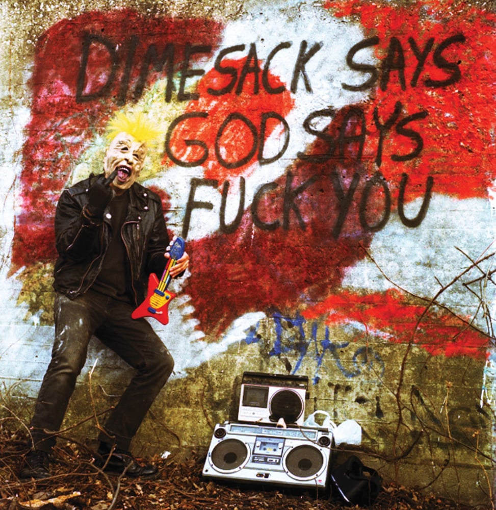 Image of BSR-009 Dimesack - Dimesack Says God Says Fuck You LP