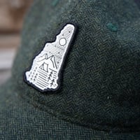 Image 2 of Camping Logo Trucker Hat - Hunter/Black