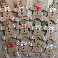 Image 4 of Personalised Gingerbread Man Decoration