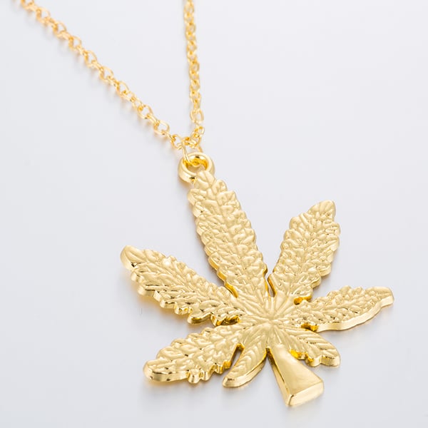 Image of Marijuana Leaf Chain 