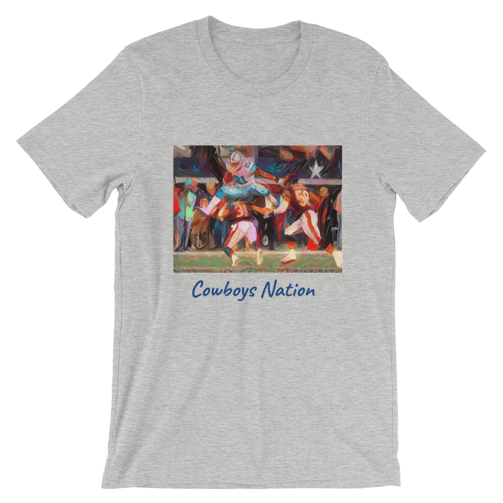 Image of Zeke Cowboys Nation Tee-Grey