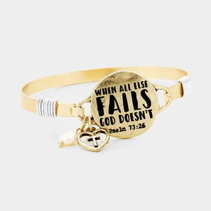 Image of WHEN ALL ELSE FAILS BANGLE