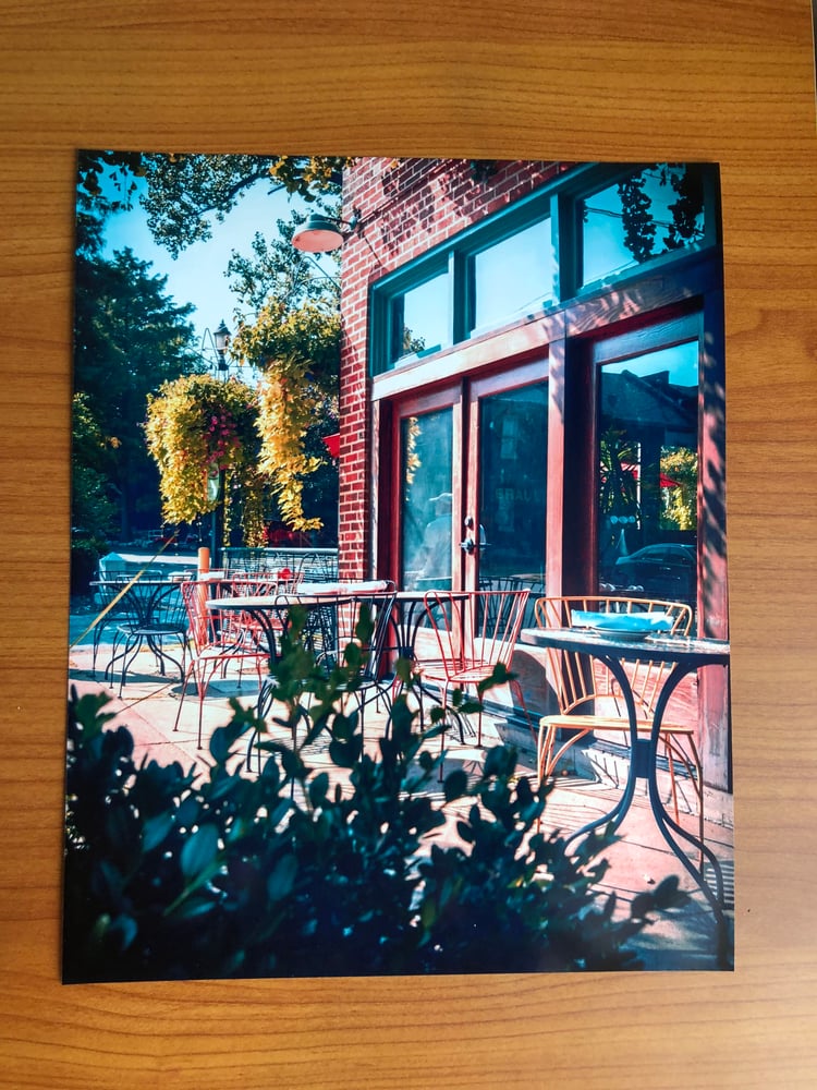 Image of 8 x 10 Urban Coffee Shop Print
