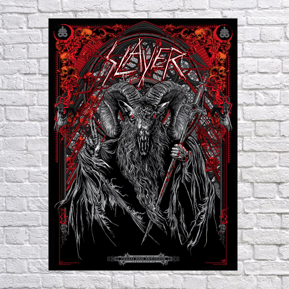 Image of Slayer "The Sacrament" Engelwood, Co