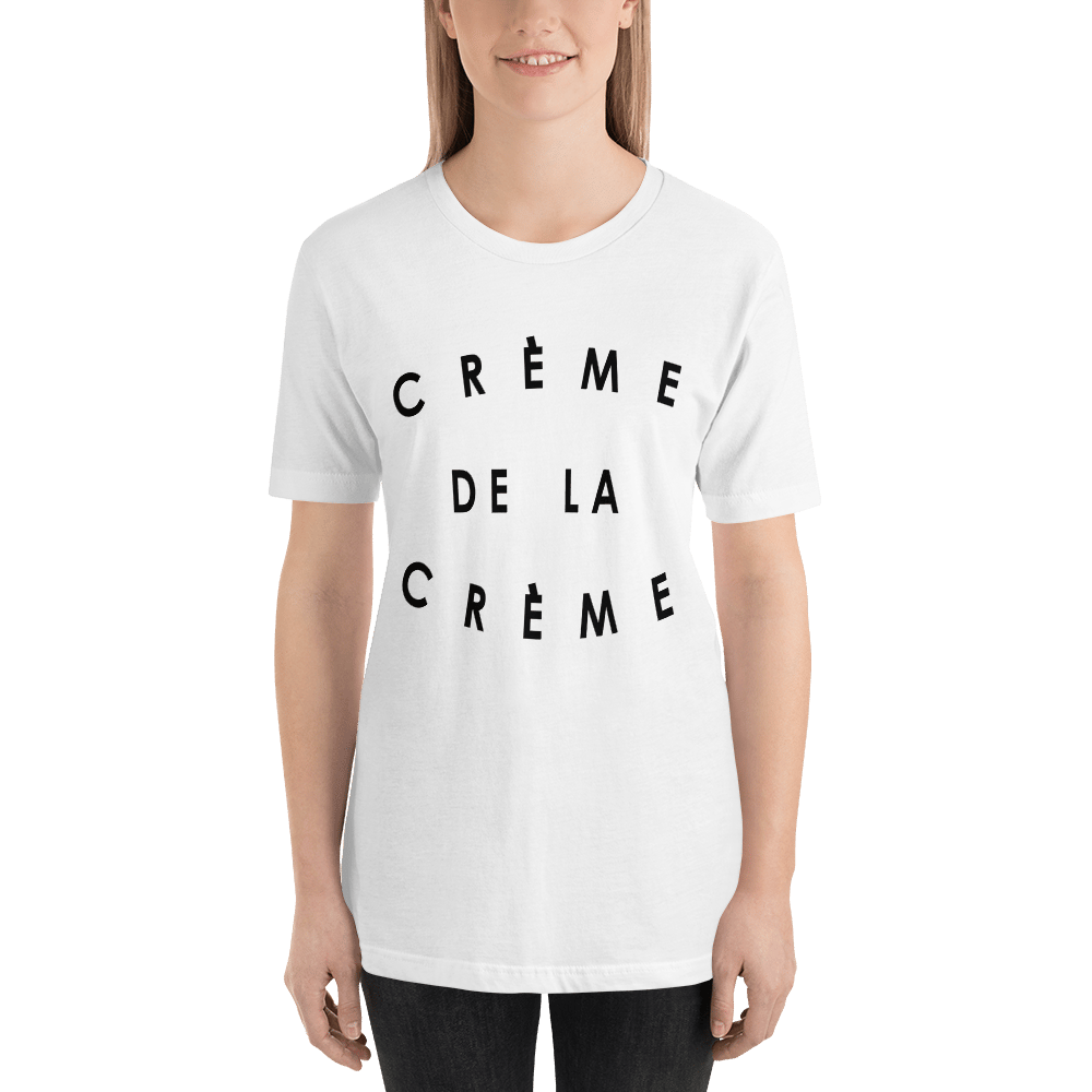 creme colored shirt