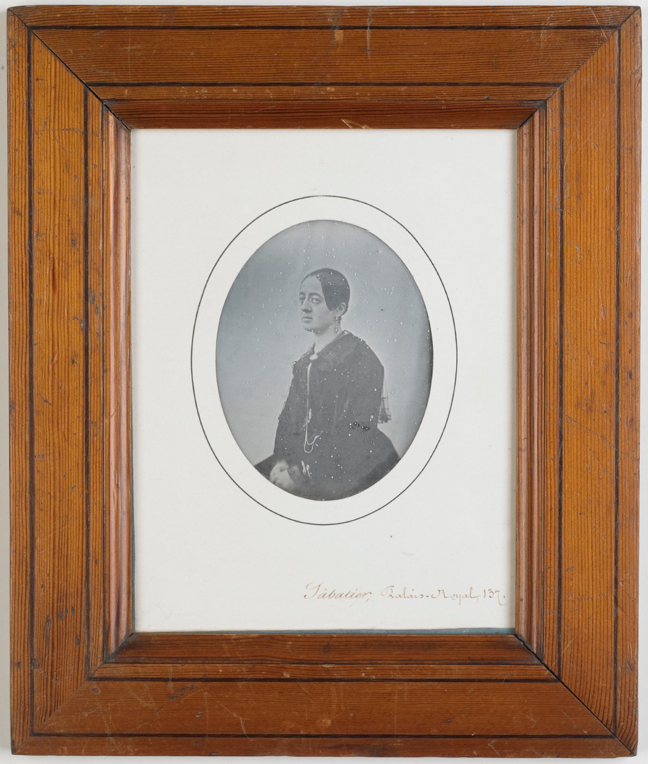 Image of Sabatier-Blot: daguerreotype portrait of Elisabeth Blaize, ca. 1845.