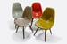 Image of Set of 4 Eames DSW fiberglass shell chair Herman Miller Vitra