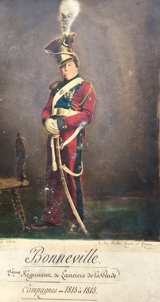 Image of Erwin Hanfstaengl: portrait of Bonneville, 2ème Régiment de Lanciers de la Garde, 1863