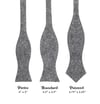 Eggplant Linen Bow Tie