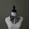 Charcoal Chambray Lady Bow