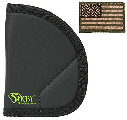 Image of 2A Tactical Gear Flag Patch & Sticky Holsters MD-5 fits Revolvers w/ a 2.25" Barrel Bundle