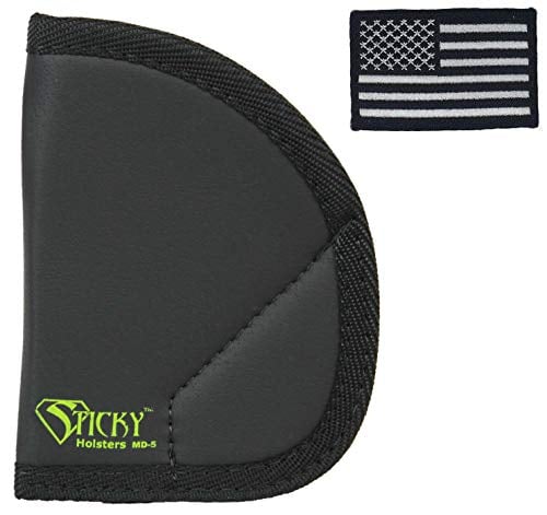 Image of 2A Tactical Gear Flag Patch and Sticky Holsters MD-5 fits Revolvers w/ a 2.25" Barrel Bundle