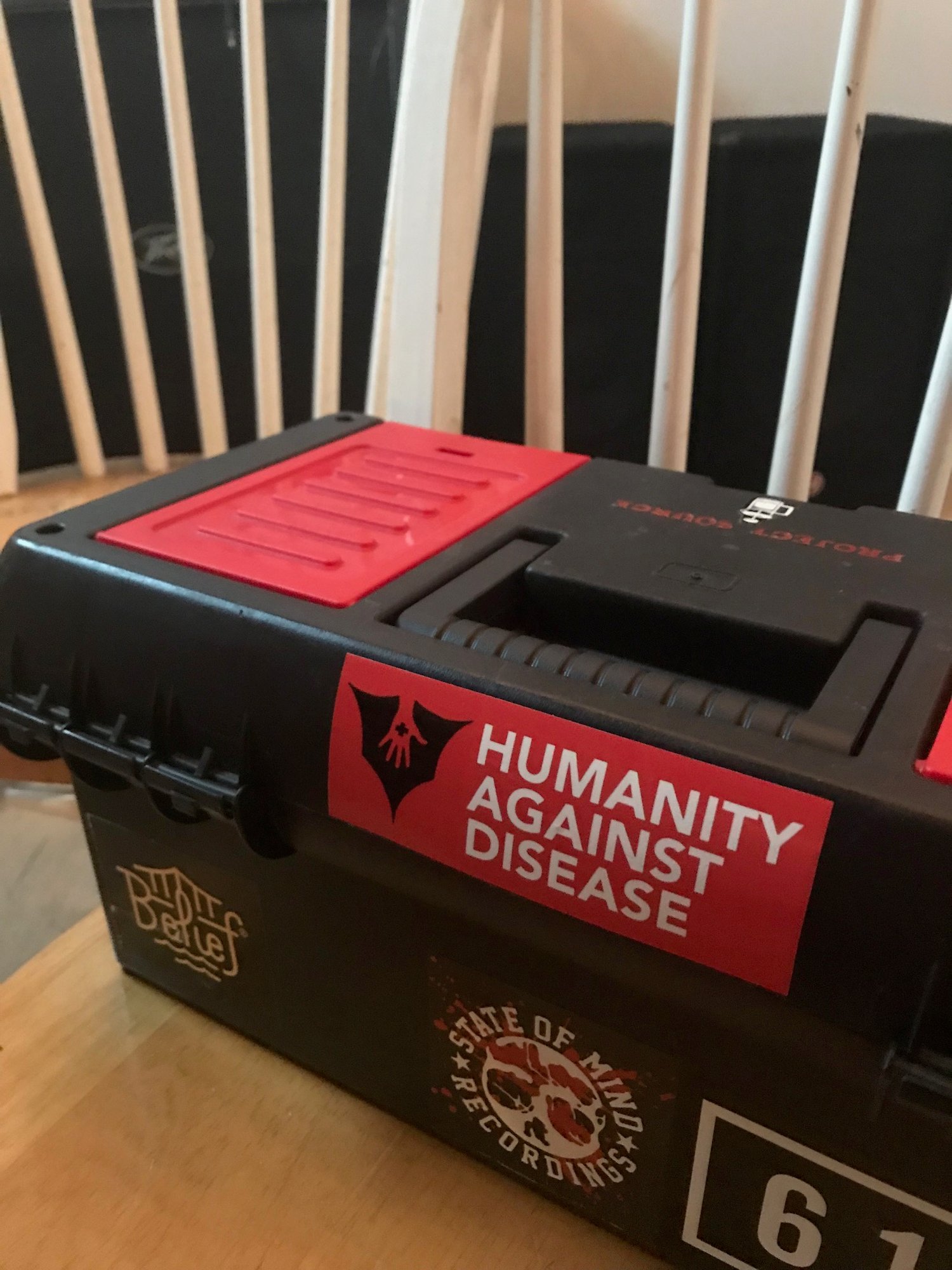 Image of Humanity Against Disease The Sticker