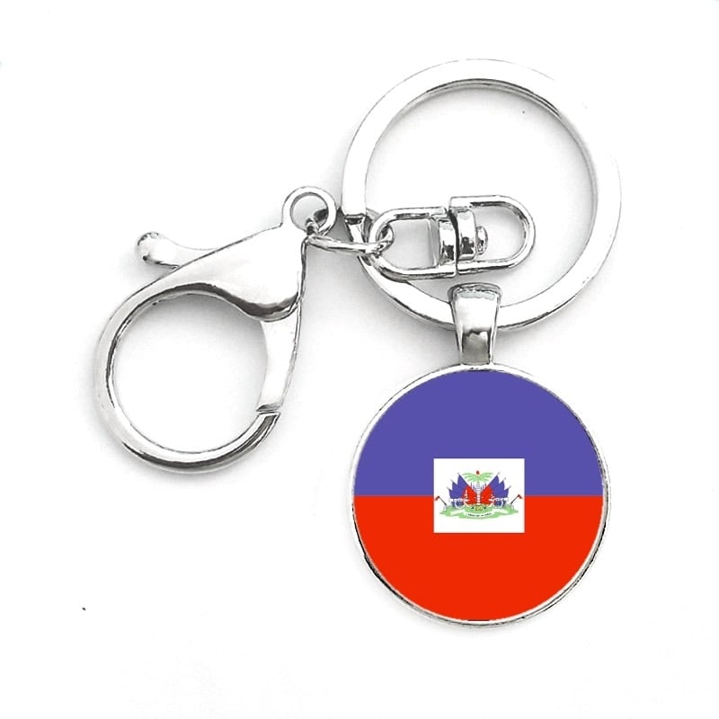 Image of Haiti Circular Key Chain