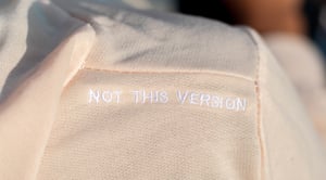 Image of NTV Be Undefined Khaki cropped hoodie