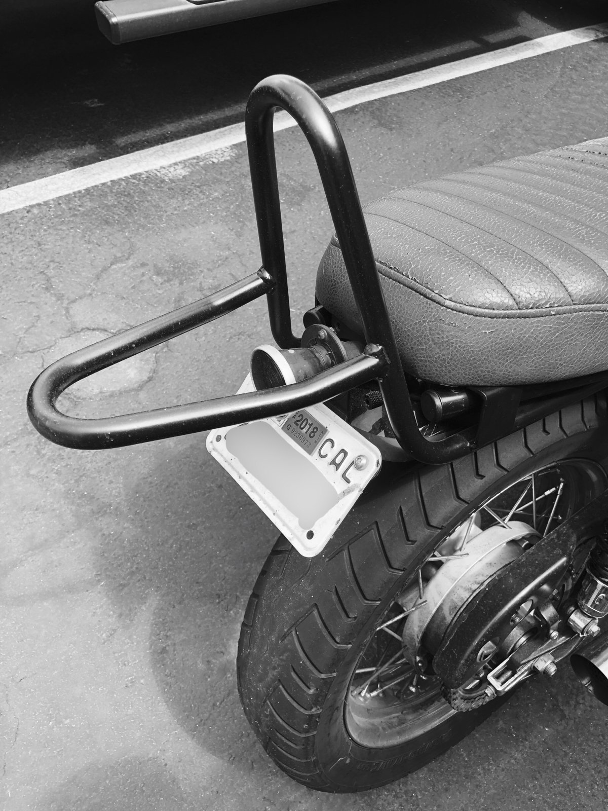 Image of Small Sissy Bar - Air Cooled