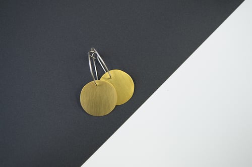 Image of Small Circle Earrings