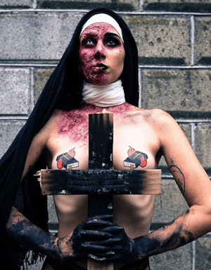 Burning Bible Nipple Pasties