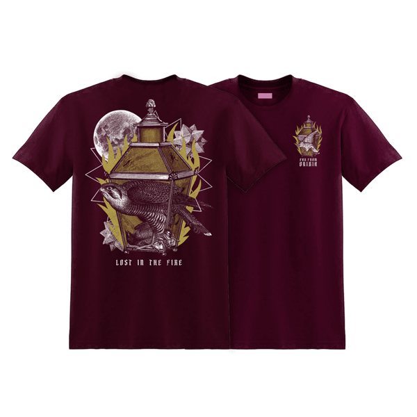Image of "Lost In The Fire" Maroon T-Shirt