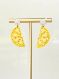 Image 1 of Lemon Wedge Dangles 2