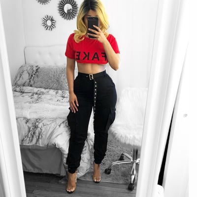 Image of FAKE crop top 